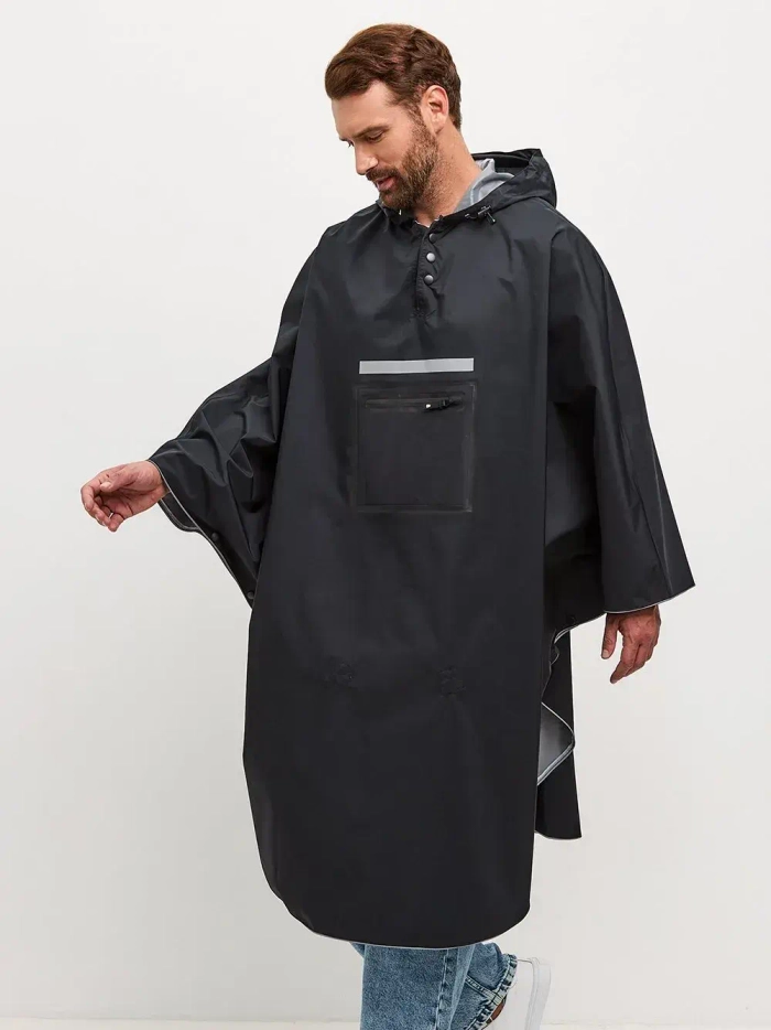Дождевик-пончо черный Gamp Coal Black