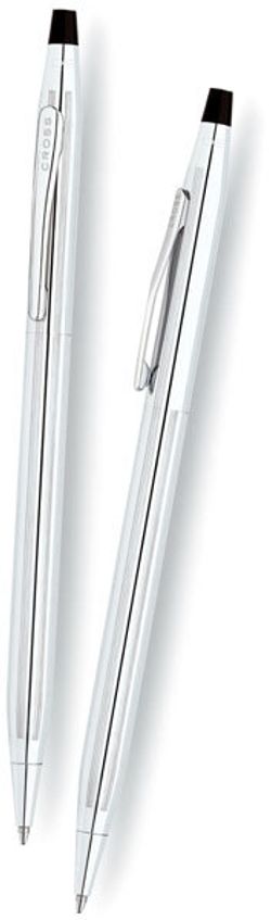 Шариковая ручка Cross Century Classic Lustrous Chrome Mblack (3502)