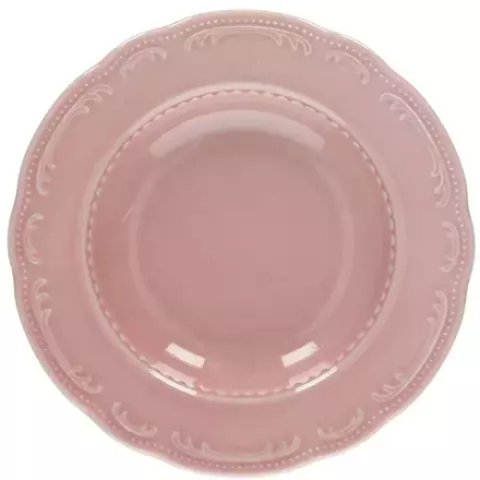 Тарелка глубокая «В.Виена Шарм» фарфор 300мл D=230,H=35мм розов
