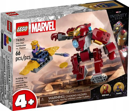 Конструктор LEGO Marvel Super Heroes - Халкбастер Железного человека против Таноса Лего Марвел 76263