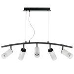 LR7353651 Люстра RULLO 5х50W GU10 ЧЕРНЫЙ/БЕЛЫЙ (571735+214436-5+202431-5)