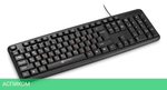 Клавиатура Oklick 180M PS/2 черный