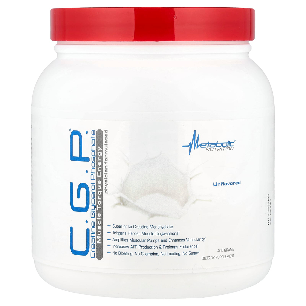 Metabolic Nutrition, CGP®, без добавок, 400 г
