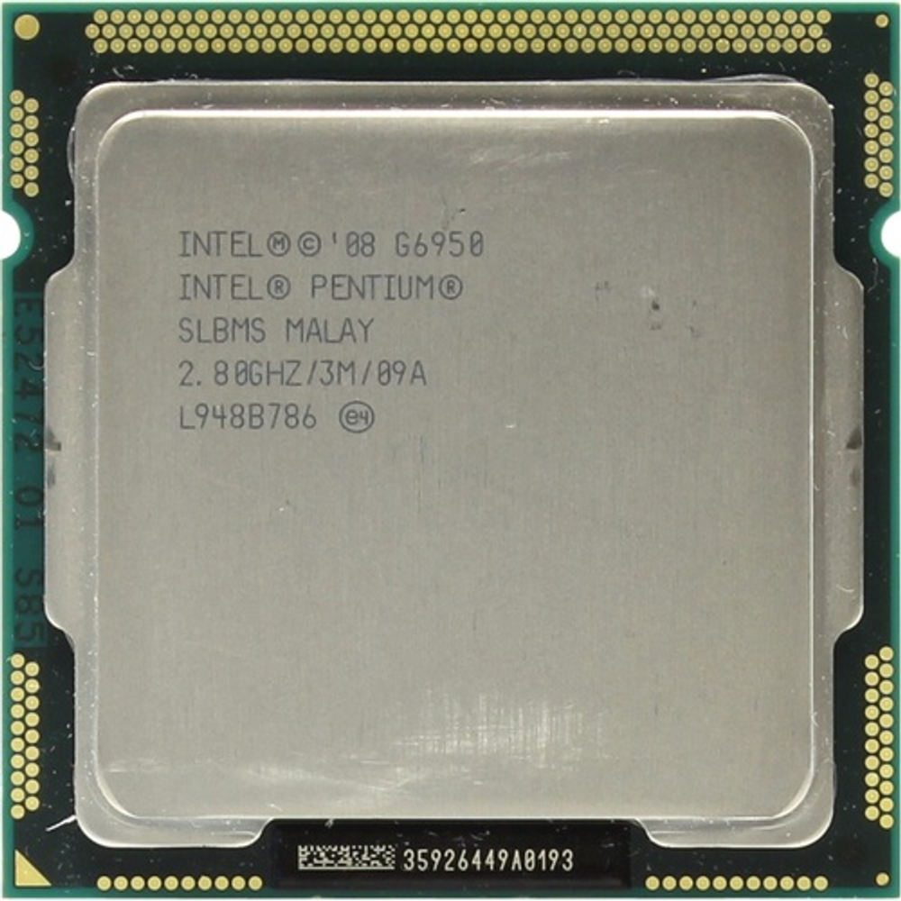 Процессор LGA 1156 CPU Intel Pentium G6950 2.8 ГГц/SVGA/0.5+3Мб/2.5 ГТ/с LGA1156