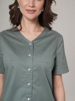 Блуза медицинская женская | Бл-353 к статус стрейч