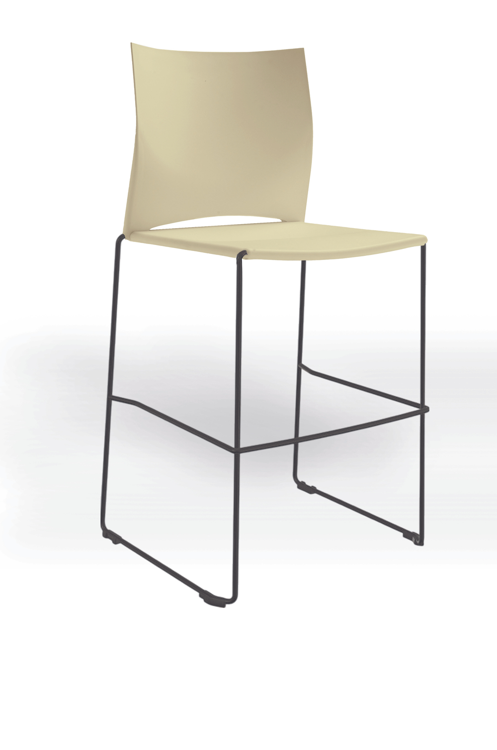 Web стул на полозьях кухонный/барный