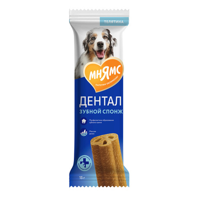 Лакомство Мнямс Dental "Зубные спонжи" для собак с фитокомплексом