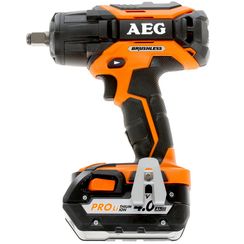 Гайковерт бесщеточный аккумуляторный импульсный AEG BSS18C12ZBL LI-402C