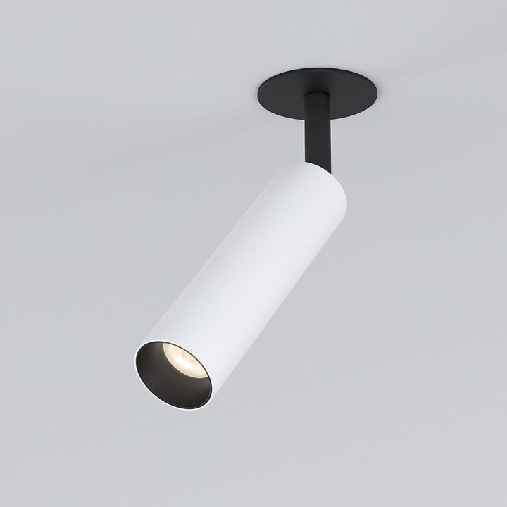 Встраиваемый светодиодный спот Elektrostandard Diffe 25040/Led белый/черный a058228