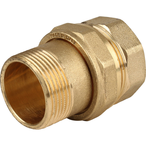 Соединитель латунный никелированный Американка Ру 40