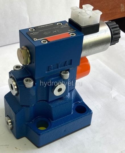 DBW20B2-5X/315XCG24N9K4 - Предохранительный клапан Ду25 с давлением настройки до 315 бар, управление - X - внешний с разгрузкой B = открыт с электроуправлением G24