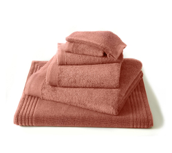 Полотенце 40x60 Blanc des Vosges Uni Hibiscus hibiscus розовое