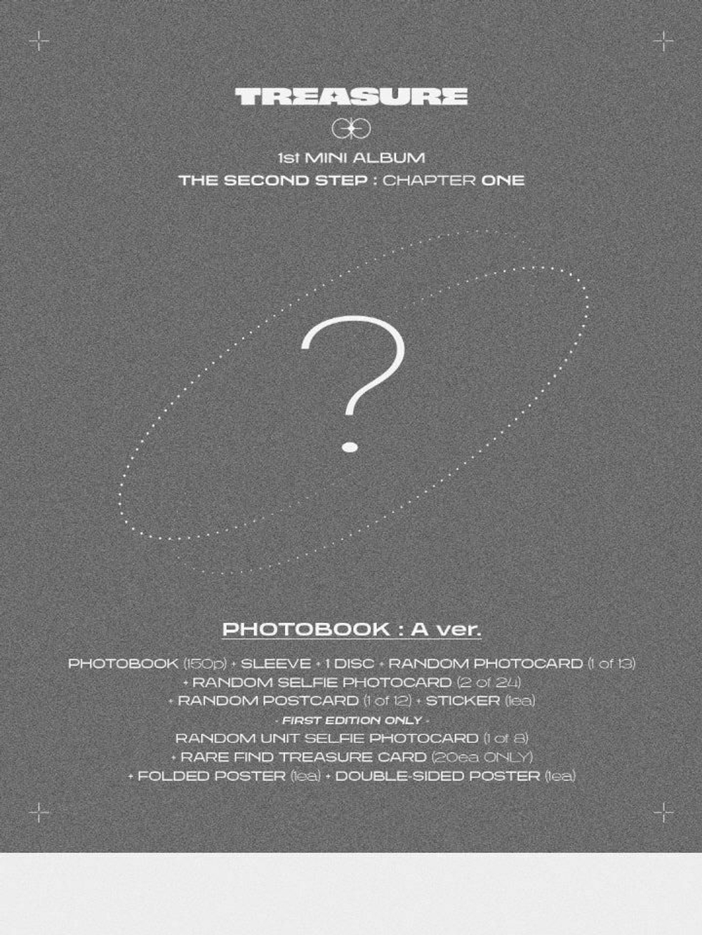 Альбом TREASURE - THE SECOND STEP : CHAPTER ONE 1st Mini Album PHOTOBOOK RANDOM Version