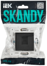 SKANDY Розетка компьютерная RJ45 кат.6 SK-K02T титан IEK
