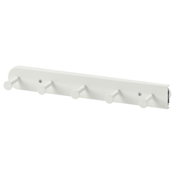 IKEA KOMPLEMENT  (ИКЕА КОМПЛЕМЕНТ)  -  Выдвижная многофункциональная вешалка, белая, 35 см