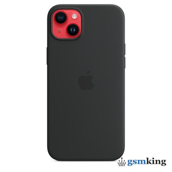 Apple Silicone Case with MagSafe iPhone 14 Plus Midnight (Тёмная ночь) MPT33ZM/A