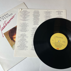 Винтажная виниловая пластинка LP Toto Cutugno Mediterraneo (Италия 1987)