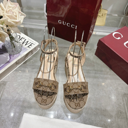 Gucci Horsebit Flatform Sandal
