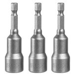 Бита 1/4 " с торцевой головкой магнитная 10х65 мм. 3 шт. INGCO AMN1031