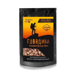 Говядина вареная, сублимированная, кусочки 50 г (Здоровая Еда) 4 шт