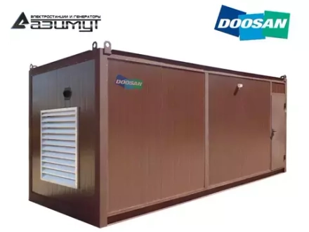 Дизельный генератор Азимут АД-400С-Т400-2РНМ17 Doosan в контейнере с автозапуском