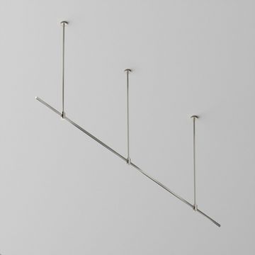 Готовая конструкция прямая на жестких подвесах Long H745мм без светильников и без блока питания TFC-Flar-L01-PT платина Flarity Maytoni