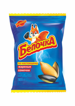 Семечки подсолнечника Белочка жареные 250г