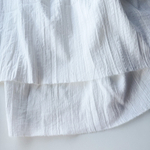 Батист белый Креп фактурные полоски