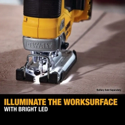 DEWALT DCS334 20 В Бесщеточная лобзиковая пила с переменной скоростью (без аккумулятора и зарядного устройства)