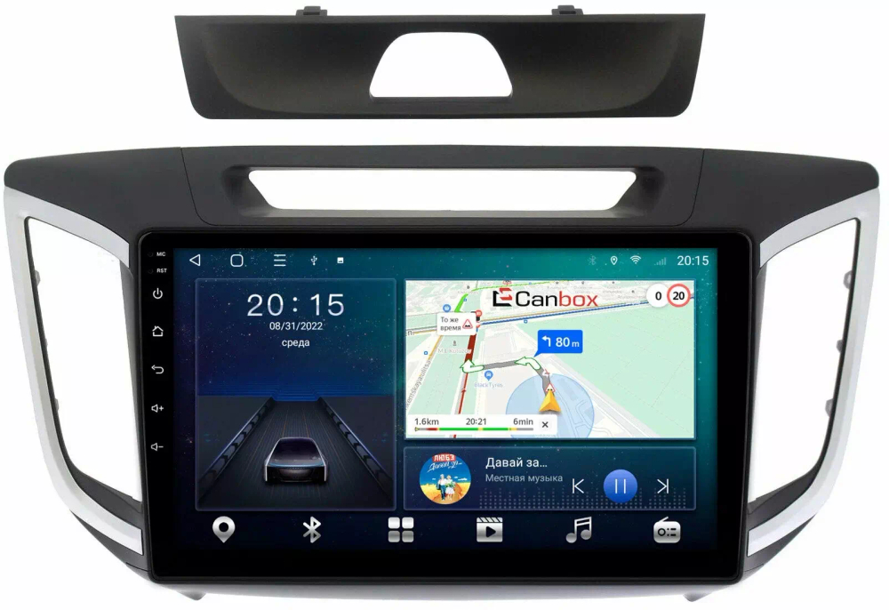 Магнитола для Hyundai Creta 2016-2021 - Canbox 1028 Android 10, 8-ядер, SIM-слот