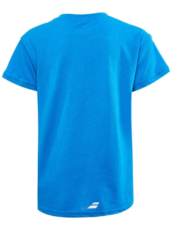 Футболка для мальчика теннисная Babolat Exercise Tee Boy - blue aster heather