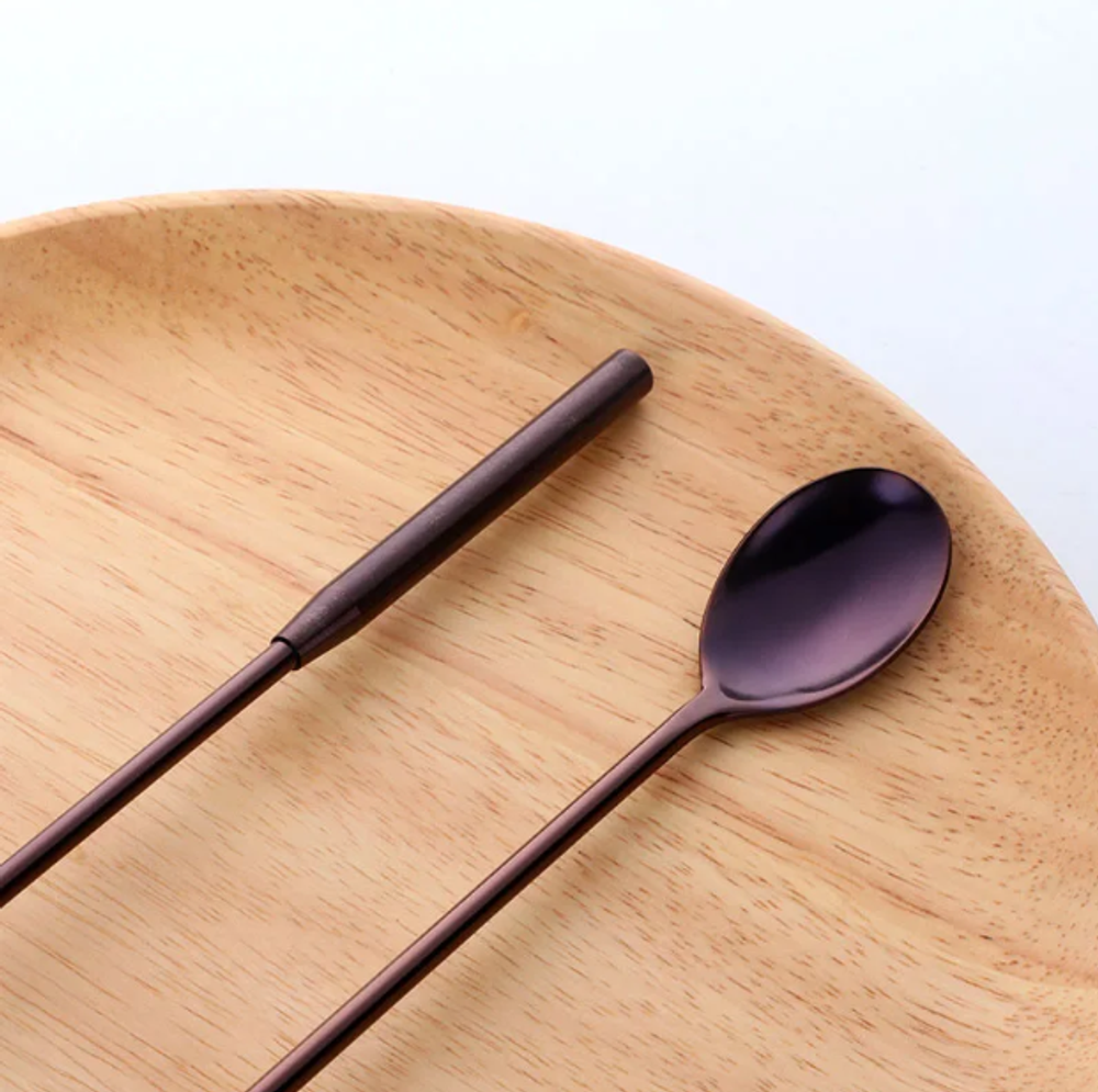 Барная ложка Stick 30 см фиолетовая