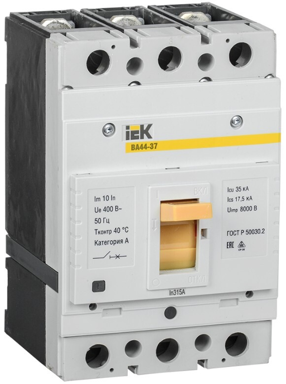 Автоматический выключатель в литом корпусе IEK SVA4410-3-0315-35