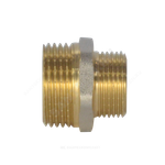 Ниппель латунь никель переходной Ду 40х32 (1 1/2"х1 1/4") НР 9023 ГОСТ 32585-2013 Aquasfera 9023-11
