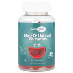Maxi Health, Mel-O-Licious! Жевательные мармеладки, натуральная вишня и апельсин, 1 мг, 60 жевательных таблеток