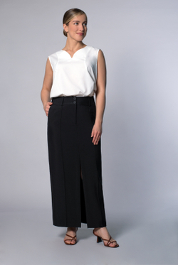 Юбка женская 4265АП, черный #70Ч014265АП