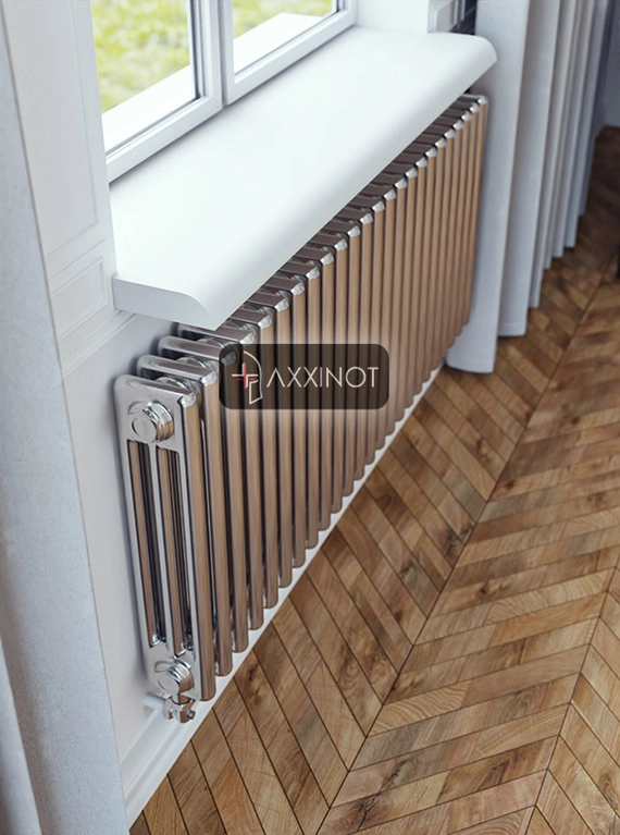 Axxinot Sentir Chrome 3050 - трехтрубный трубчатый радиатор высотой 500 мм, нижнее подключение