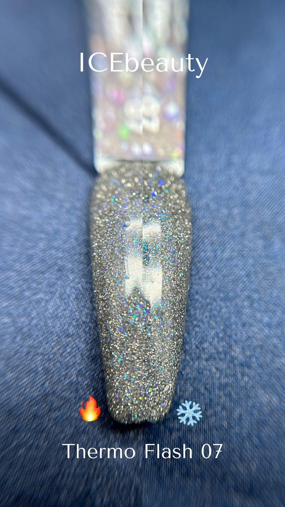 IceBeauty Гель-лак Thermo Flash 07, 8 мл