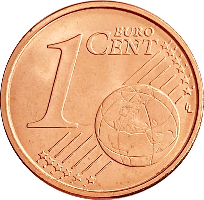 1 евроцент 2012 Италия (1 euro cent)