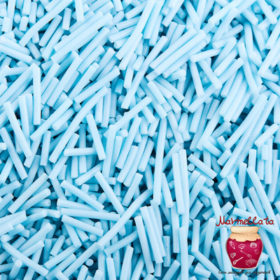 Посыпка "Вермишель голубая пастельная", 75 гр.