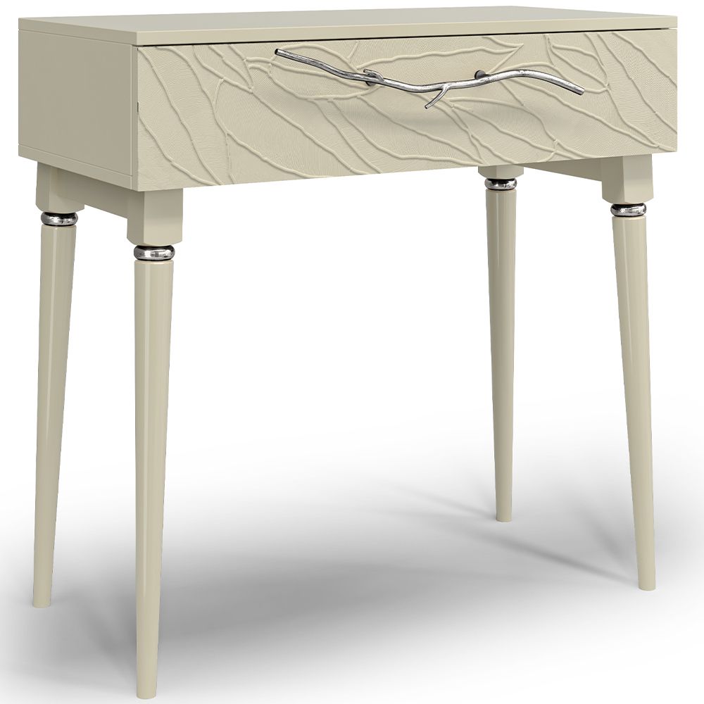 Консоль Арт Колор leaves Классик Сильвер Серый шелк