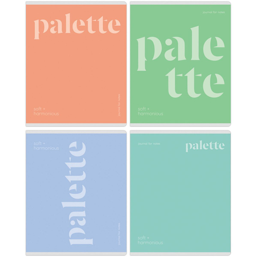 Тетрадь 48л., А5, клетка на гребне ArtSpace "Моноколор. Palette", эконом