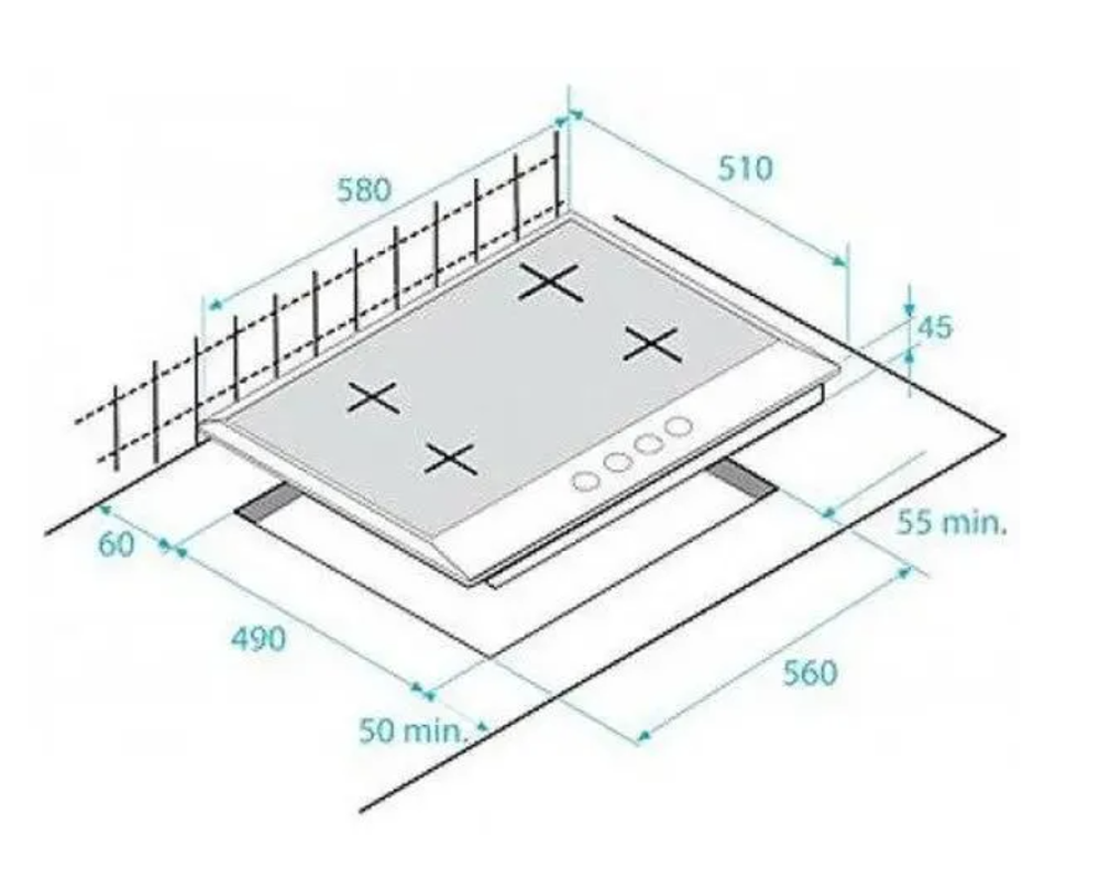 Газовая варочная панель Beko HIAG64223B