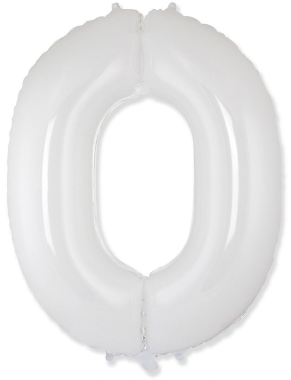 FM Шар 40'' / 102 см "Цифра 0" Белый (БГ-60)  Изображение2