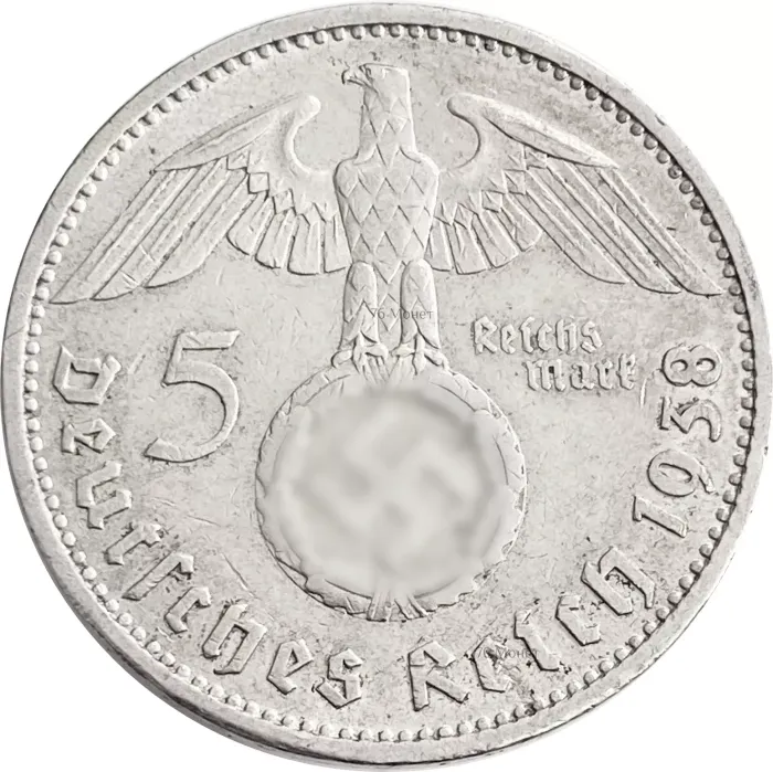 5 рейхсмарок 1938 Германия (Третий рейх) "A"