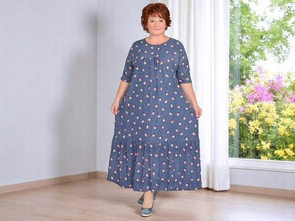 Платье из штапеля Марьяна