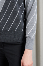 22948 Джемпер женский (серый мультиколор)