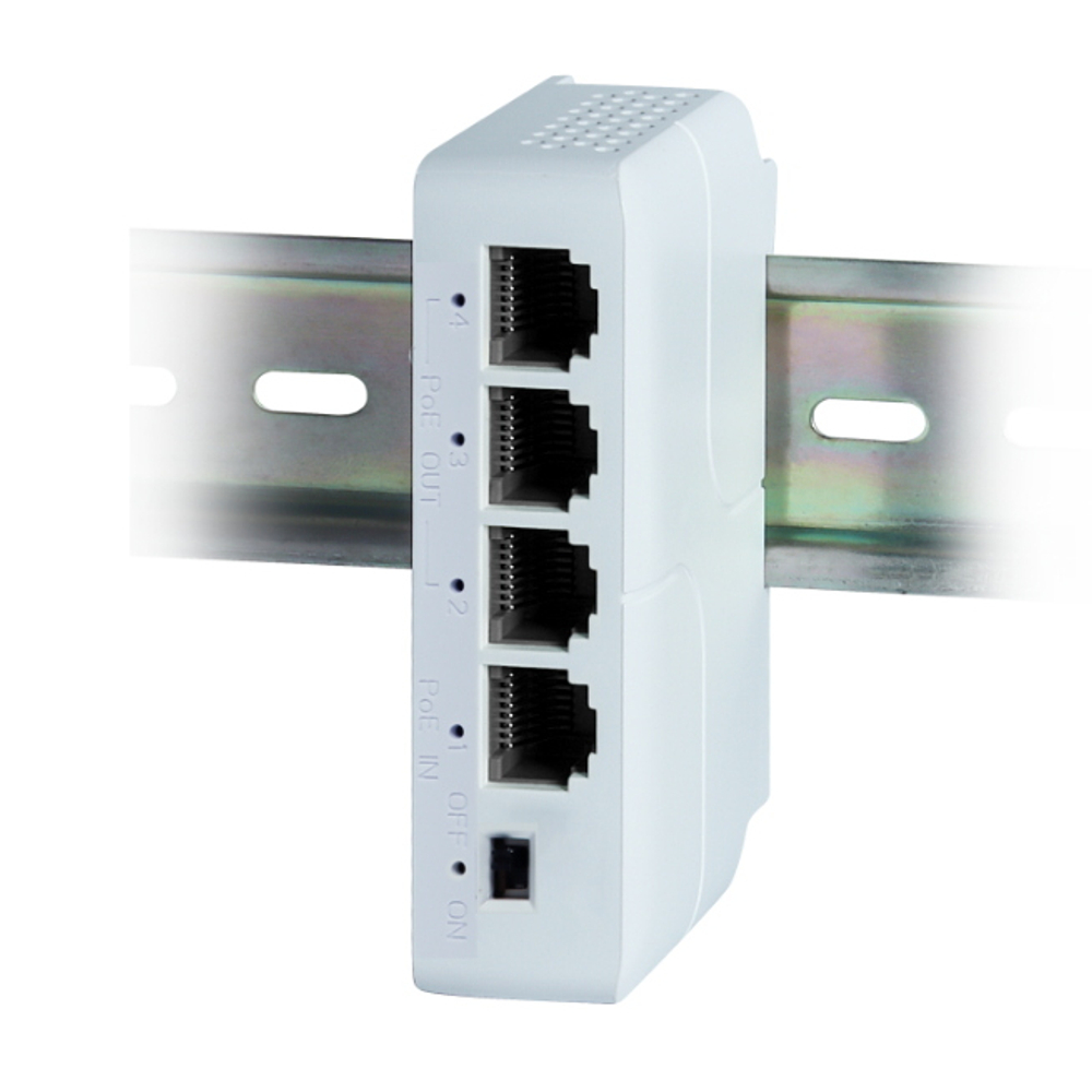 PND-1E3P POE расширитель 3 порта POE 100 Мбит/с на выход; 1 порт 100 Мбит/с на вход