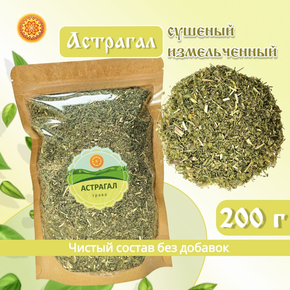 Астрагал шерстистоцветковый измельченный.