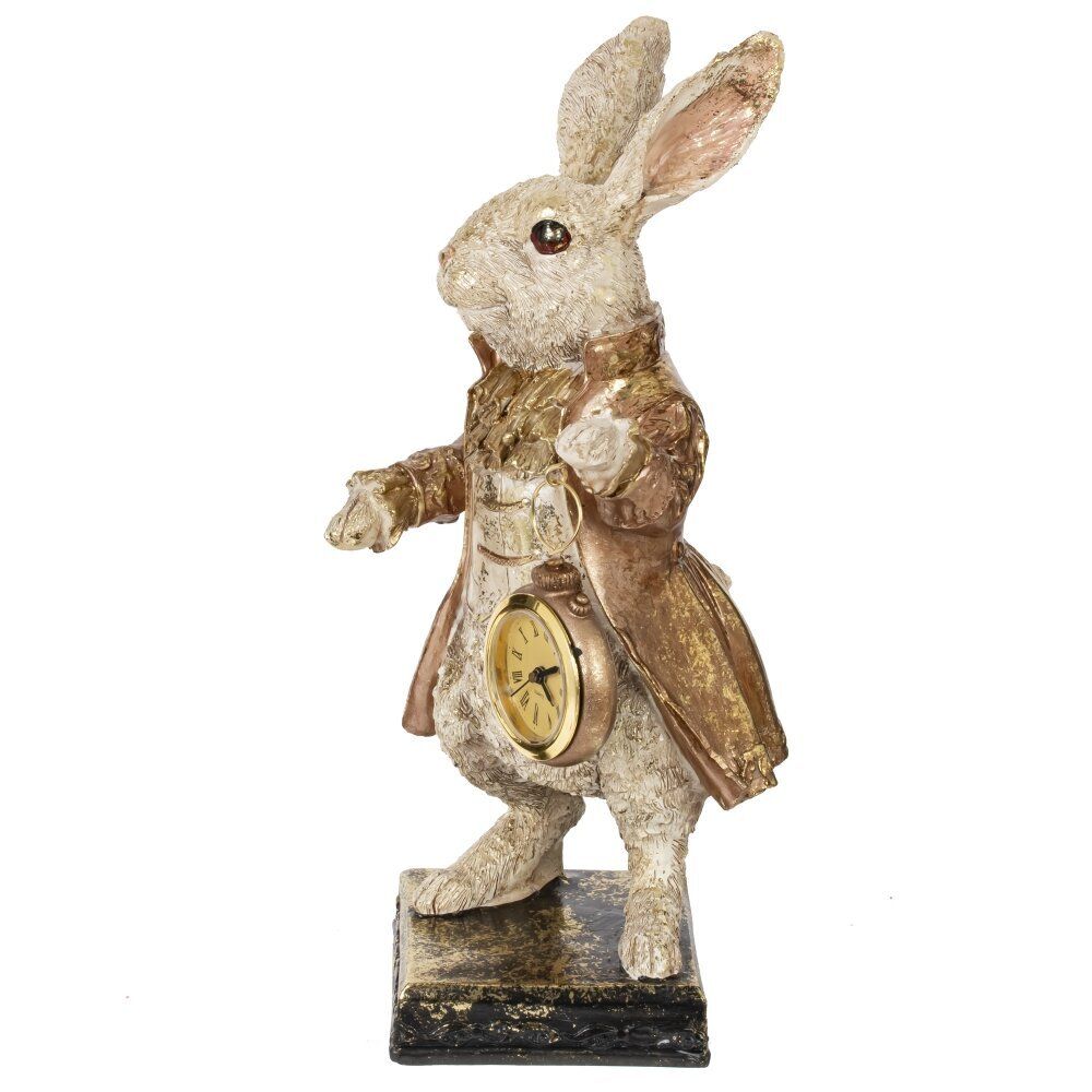 GAEM Фигурка декоративная "Кролик" с часами (LR44x1), L17 W15 H30 см